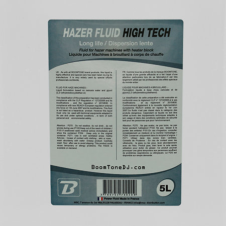 Hazer Fluid High Tech 5L BoomTone DJ