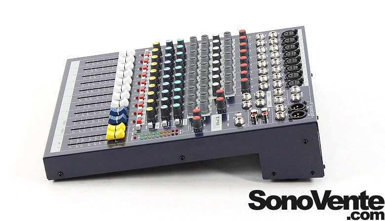 Soundcraft EPM8: Mesa de mezcla analógica de 8 canales y enracable