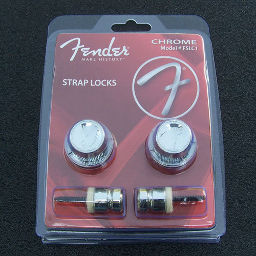 Fender Strap Locks Chromé Pièces Détachées Guitare