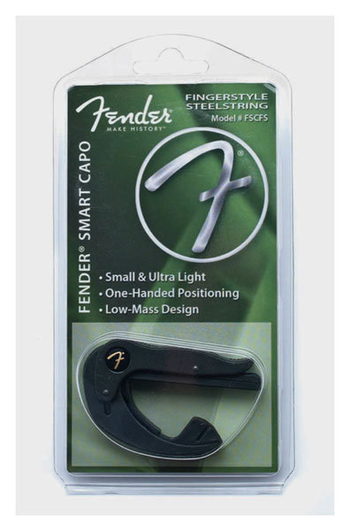 Capodastre Fender Laurel Pour Guitare Acoustique – Noir – Aluminium Léger & Stable – 0990413002