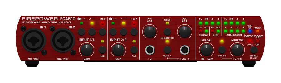 Behringer FCA610 Firepower Interfaz de Audio