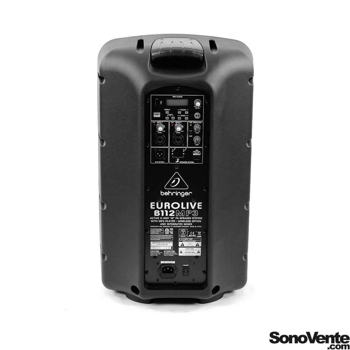 Behringer B112MP3 EUROLIVE - Enceinte Amplifiée SonoVente.com