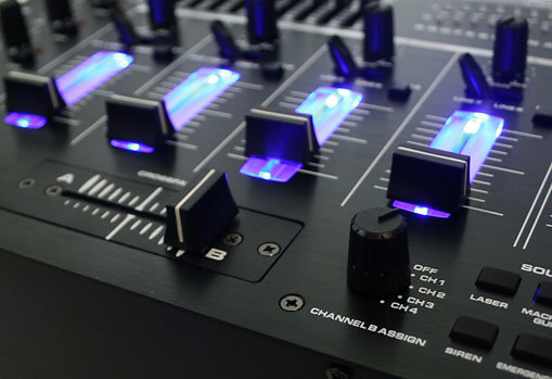 Table de mixage - Ibiza sound - casque DJ - micro noir - jeu de