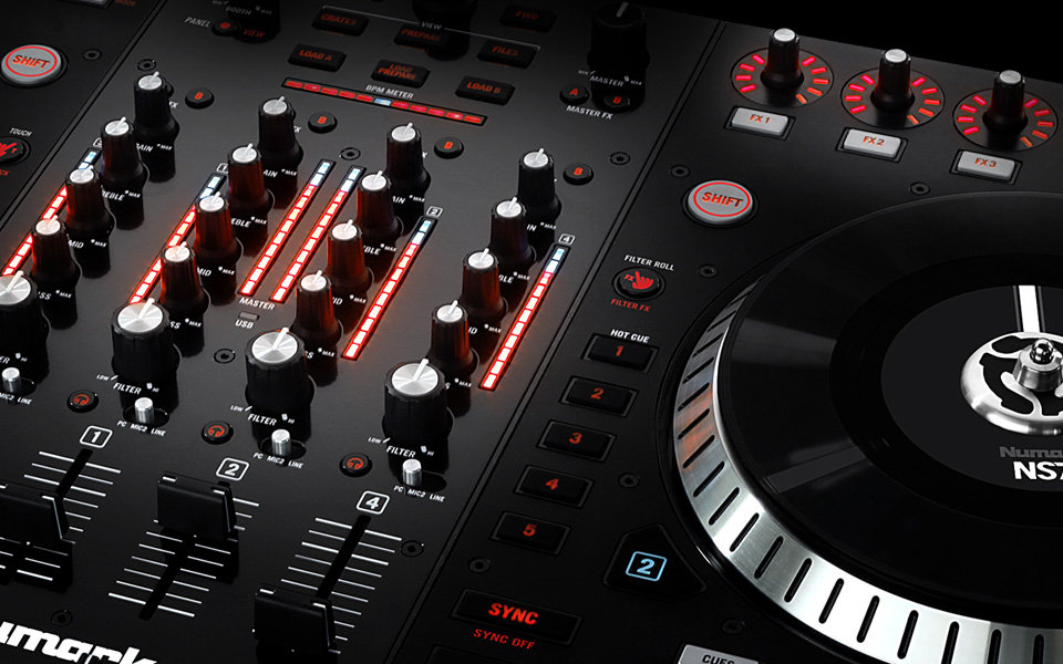 Numark NS7 II Contrôleur DJ USB