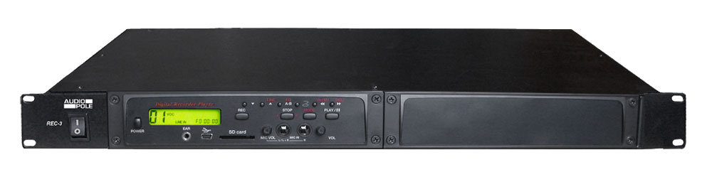 Audiopole REC 3 - Enregistreur rackable SonoVente.com