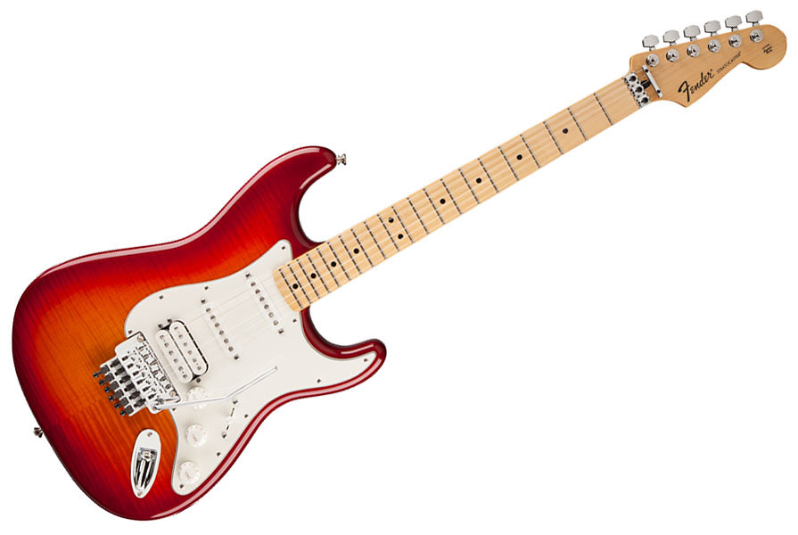 Standard Stratocaster HSS Plus Top Tremolo Aged Cherry Sunburst Fender