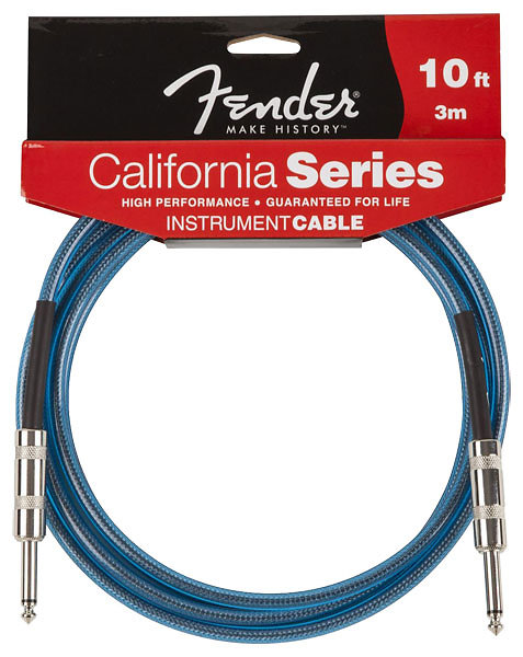 Fender Câble Instrument 3 M Lake Placid Blue