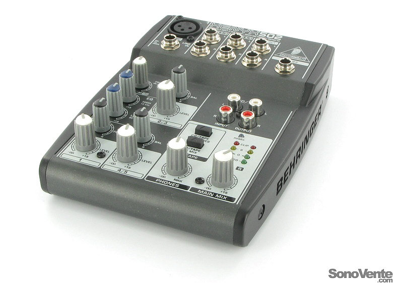 Xenyx 502 : Analogue Mixing Desk Behringer - SonoVente.com - En