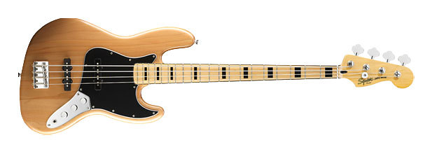 Squier by FENDER Vintage Modified Jazz Bass 70s Naturel