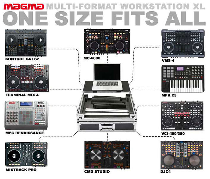 Workstation XL Magma Bags