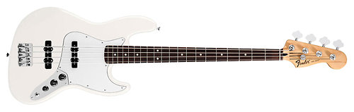 Standard Jazz Bass Rosewood Artic White Fender