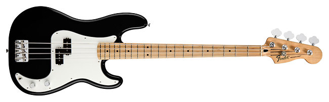 Standard Precision Bass Maple Black Fender