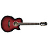 AEG24NII-THS - Transparent Hibiscus Red Sunburst Ibanez