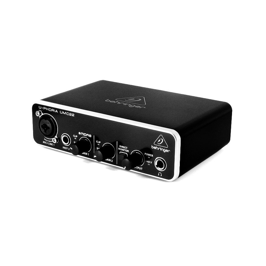 Behringer U-Phoria UMC22 : Carte Son - SonoVente.com