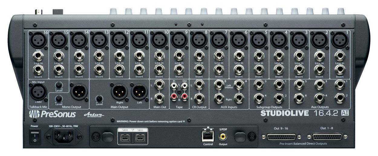 Presonus StudioLive 16.4.2 AI Console de Mixage Numérique