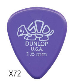 Dunlop 41R150 Delrin super dur 1.50mm Sachet de 72
