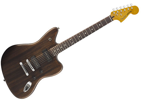 Fender Modern Player Jaguar Rosewood Black Transparent