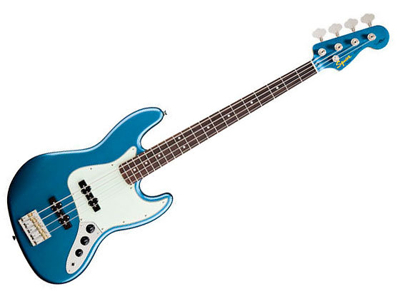 Squier by FENDER James Johnston Jazz Bass Rosewood Lake Placid Blue
