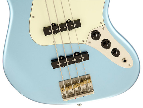 James Johnston Jazz Bass Rosewood Lake Placid Blue Squier by FENDER