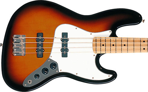 Standard Jazz Bass Maple Brown Sunburst Fender