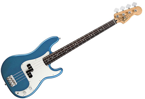 Standard Precision Bass Rosewood Lake Placid Blue Fender