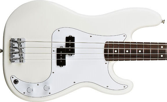Standard Precision Bass Rosewood Arctic White Fender