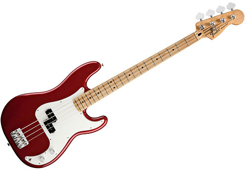 Fender Standard Precision Bass Maple Candy Apple Red