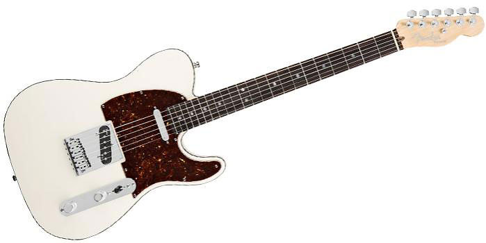 Fender American Deluxe Telecaster Rosewood Olympic Pearl