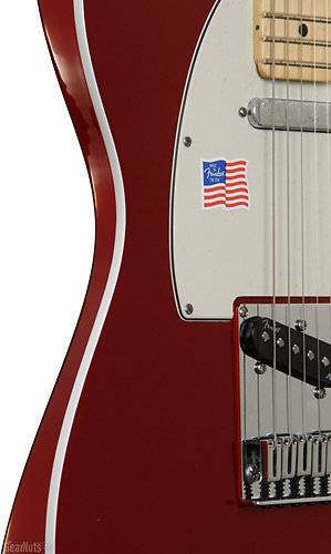 Fender American Deluxe Telecaster Maple Candy Apple Red