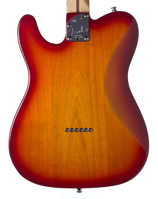 American Deluxe Telecaster Maple Aged Cherry Burst Fender