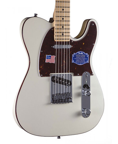 Fender American Deluxe Telecaster Maple Olympic Pearl