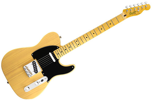 Classic Vibe Telecaster '50s Maple Butterscotch Blonde Squier by FENDER