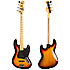 Vintage Modified Jazz Bass 77 Maple Fingerboard 3 Color Sunburst Squier by FENDER