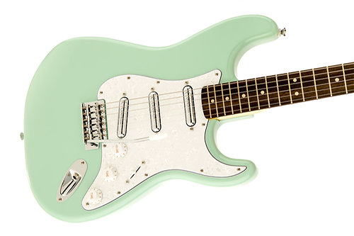 Vintage Modified Surf Stratocaster Rosewood Surf Green Squier by FENDER