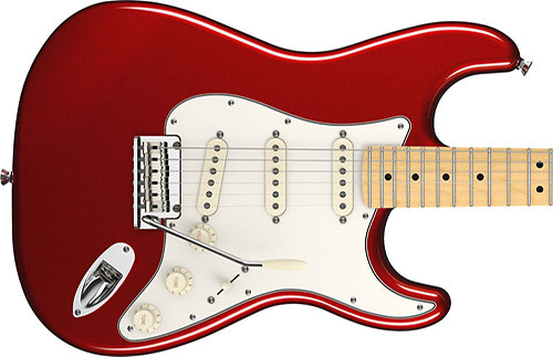 Fender American Standard Stratocaster Maple Mystic Red