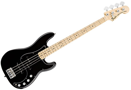 Fender American Deluxe Precision Bass Maple Black