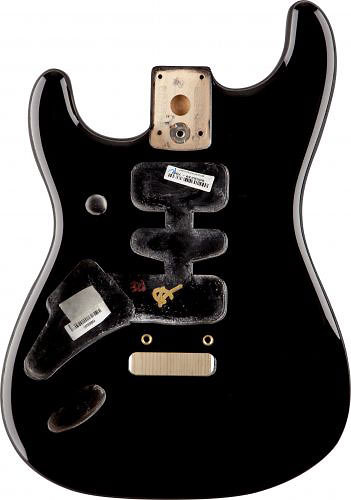 Fender Corps Stratocaster USA Gaucher Black