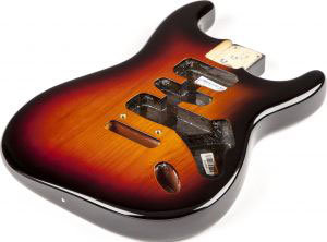 Corps Stratocaster USA 3 Tons Sunburst Fender