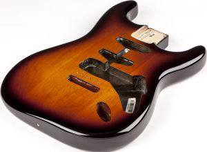 Corps Stratocaster USA 2 Tons Sunburst Fender