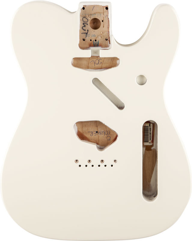Corps Telecaster Mexique Olympic White Fender