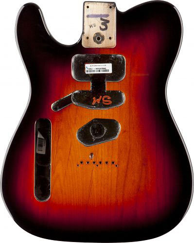 Corps Telecaster USA Gaucher 3 Color Sunburst Fender
