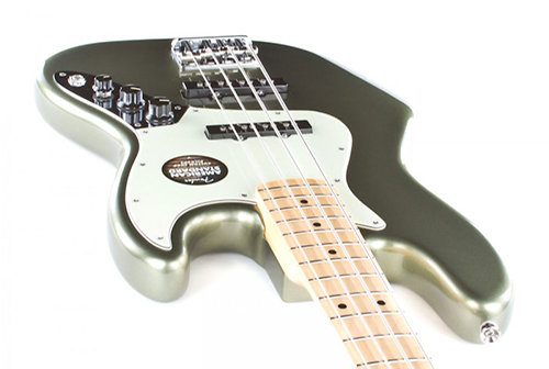 American Standard Jazz Bass Maple Jade Pearl Metallic Fender