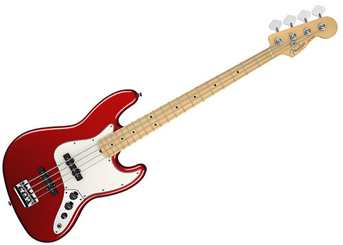 Fender American Standard Jazz Bass Maple Mystic Red