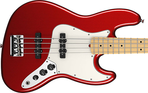 Fender American Standard Jazz Bass Maple Mystic Red