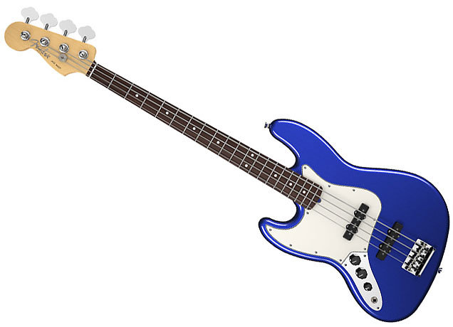 Fender American Standard Jazz Bass LH Rosewood Mystic Blue