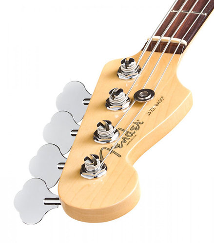 American Standard Jazz Bass LH Rosewood Mystic Blue Fender
