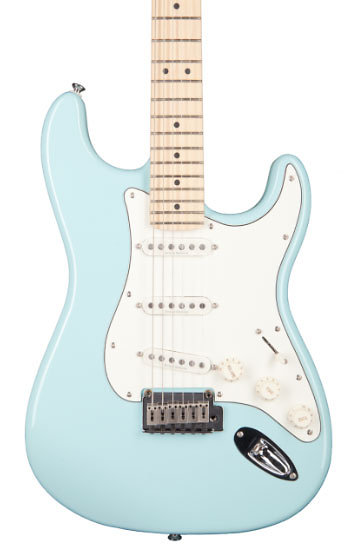 Squier by FENDER Deluxe Stratocaster Maple Daphne Blue