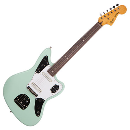 Vintage Modified Jaguar Surf Green Squier by FENDER