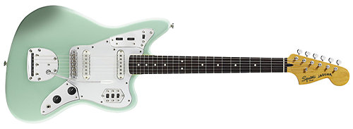 Vintage Modified Jaguar Surf Green : Vintage Guitar Squier by