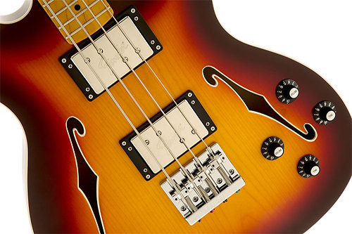 Starcaster Bass Aged Cherry Burst Fender